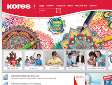 Tablet Screenshot of kores.com